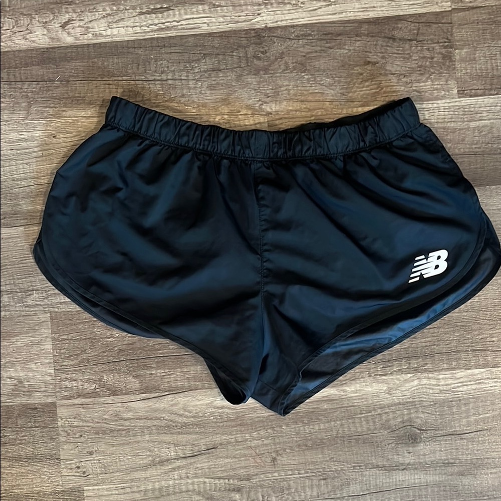 New Balance Black Athletic Shorts Lightweight Performance